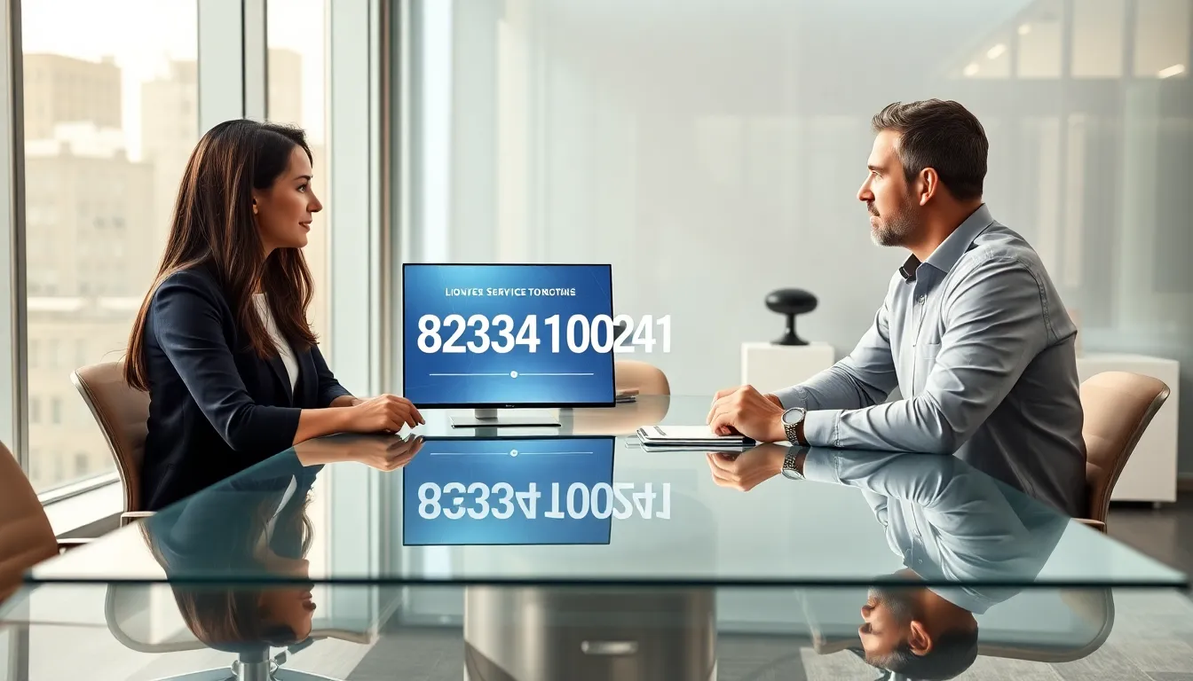 diverse team discussing a toll-free number in a modern office.